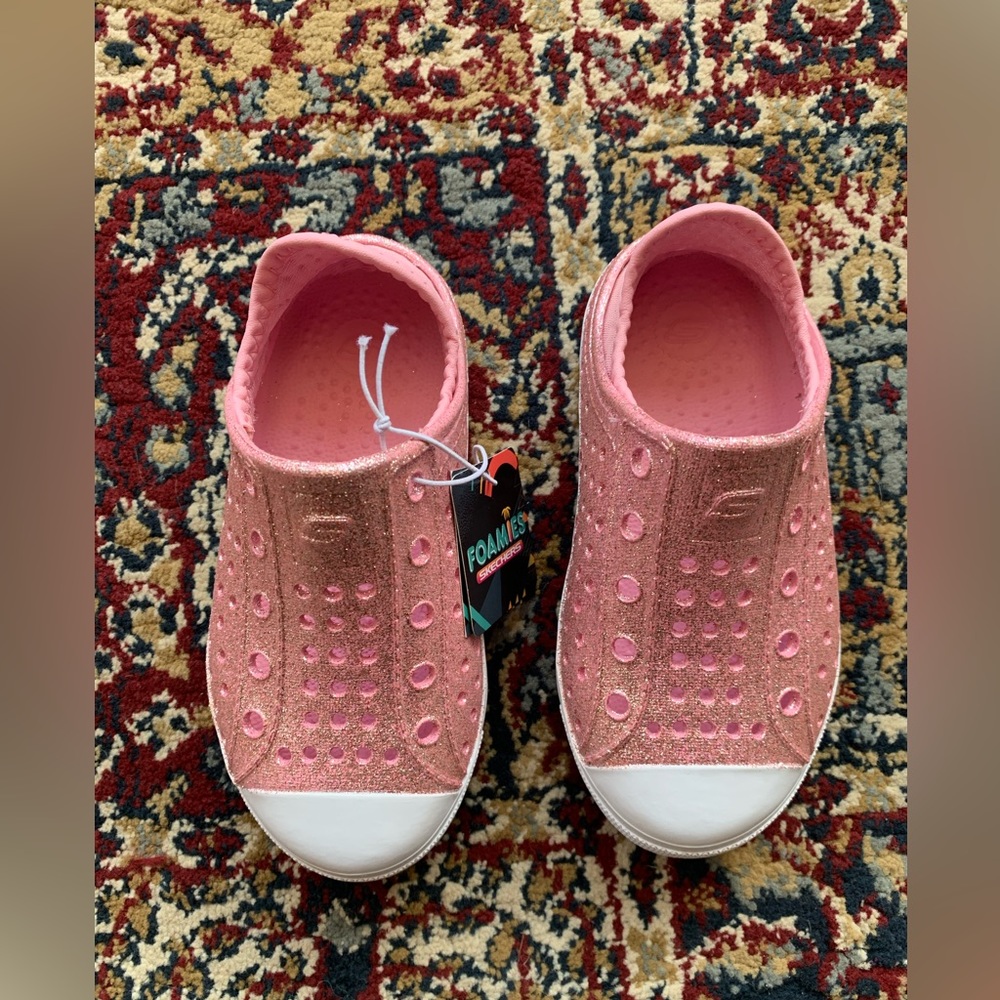 Sketchers Foamies Pink Sparkles